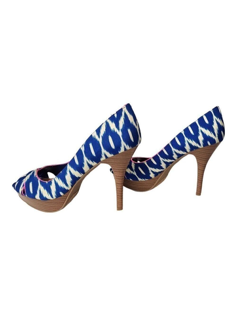 Fergalicious Echo Peep-Toe Ultra High Heel Stiletto Pump Size 10M